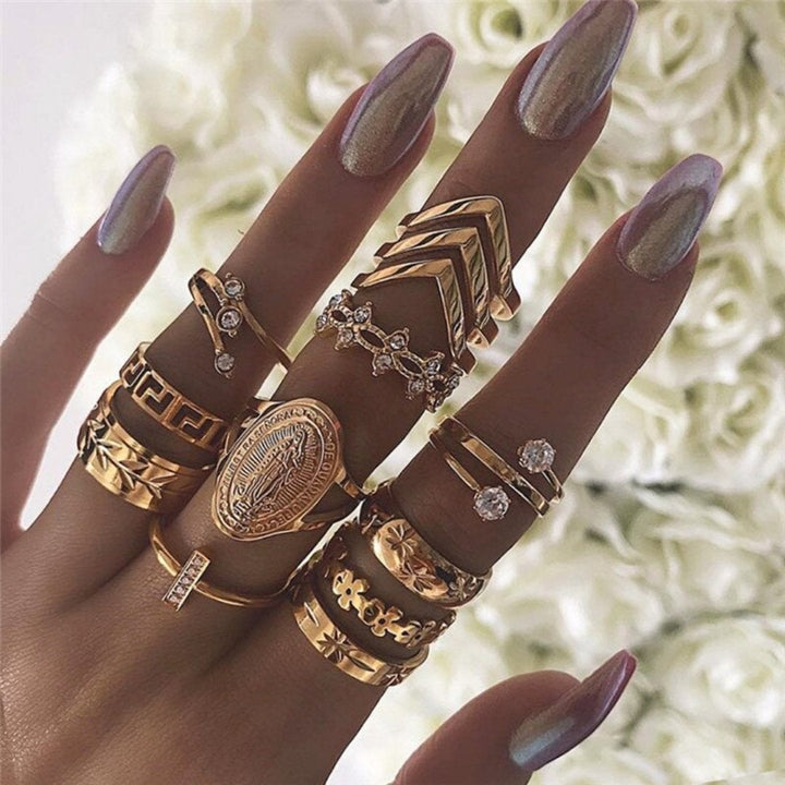 Conjunto exclusivo premium de 8 a 12 anillos
