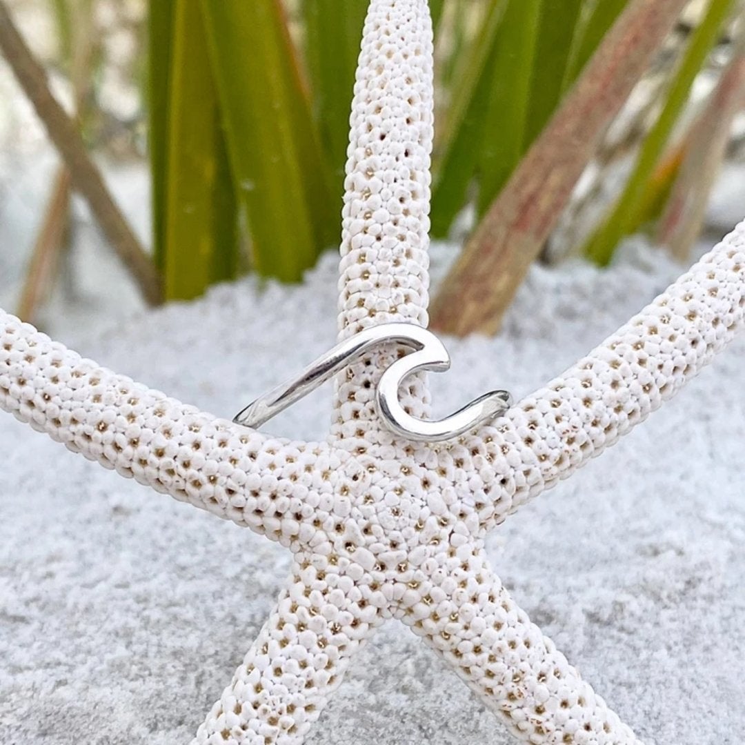 Anillo de plata "Ola del Mar"