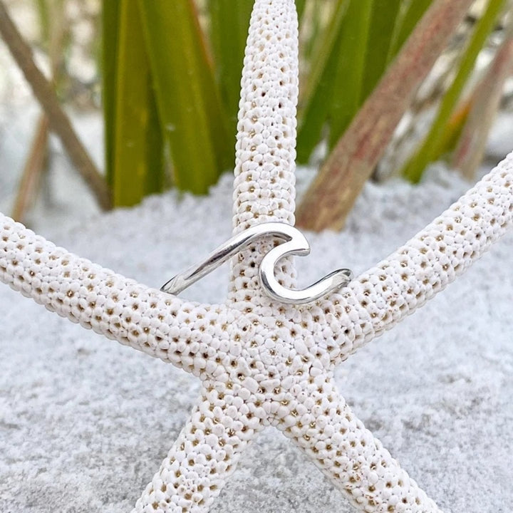 Anillo de plata "Ola del Mar"