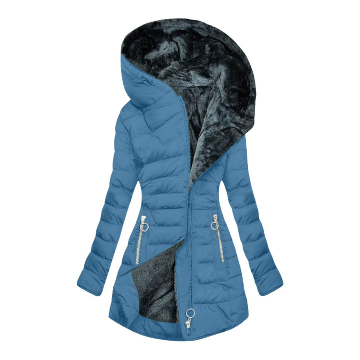 Chaqueta acogedora impermeable para otoño e invierno