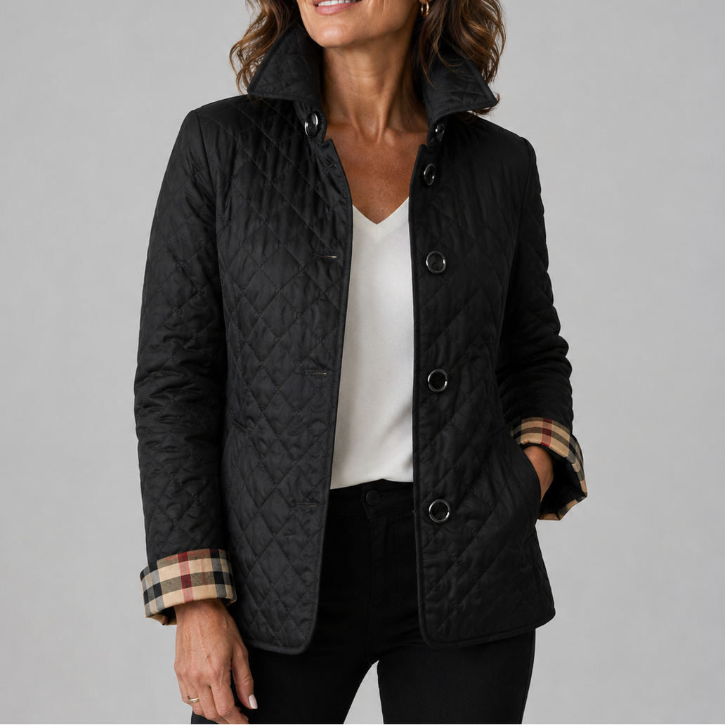 Loredana Chaqueta Acolchada Ligera para Damas — Elegante y Cálida