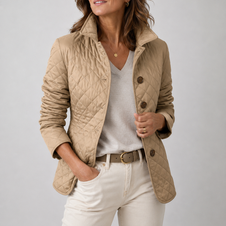 Loredana Chaqueta Acolchada Ligera para Damas — Elegante y Cálida