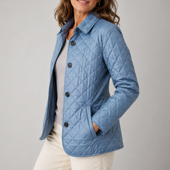 Loredana Chaqueta Acolchada Ligera para Damas — Elegante y Cálida