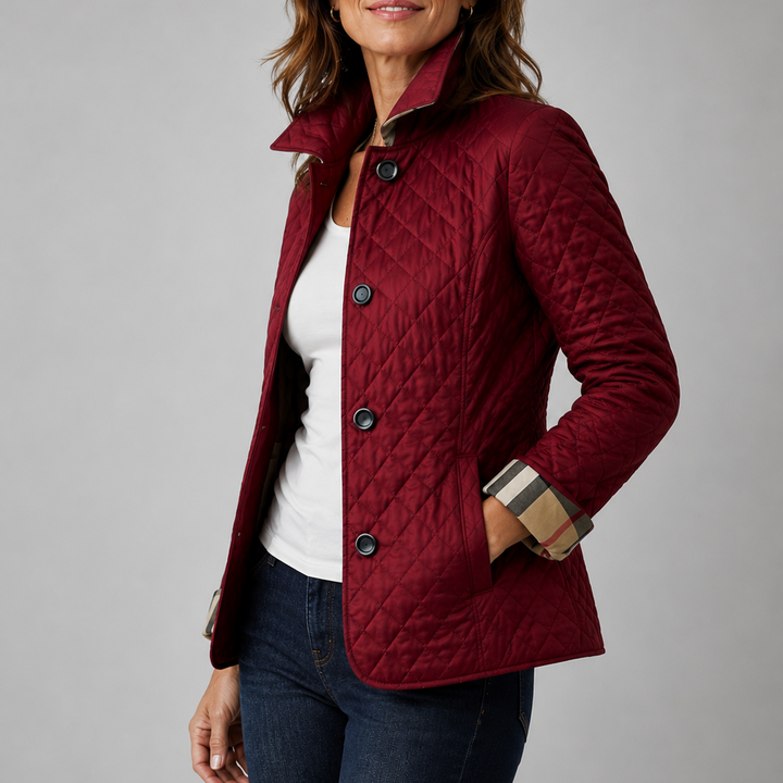 Loredana Chaqueta Acolchada Ligera para Damas — Elegante y Cálida