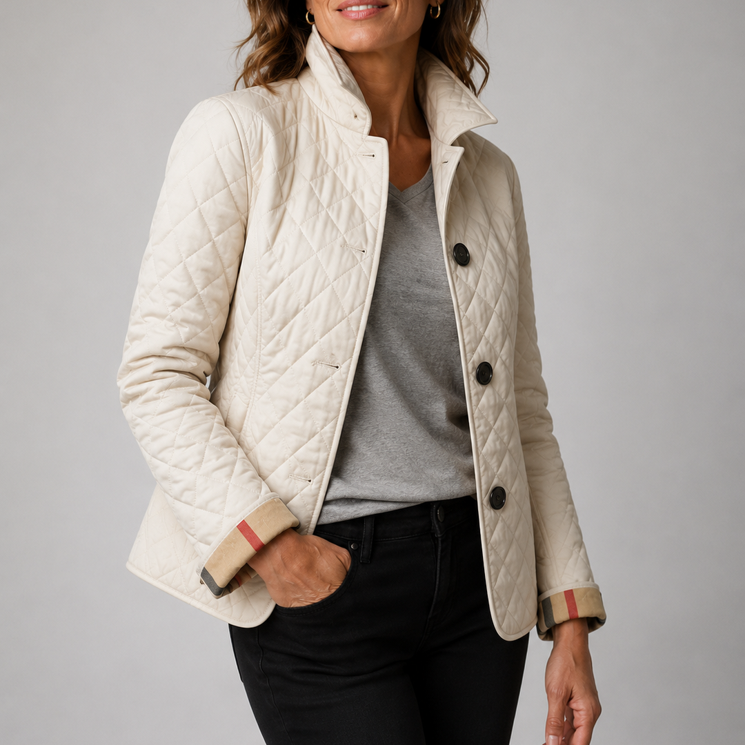 Loredana Chaqueta Acolchada Ligera para Damas — Elegante y Cálida