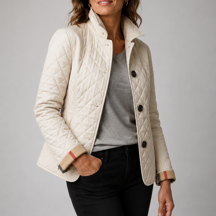 Loredana Chaqueta Acolchada Ligera para Damas — Elegante y Cálida