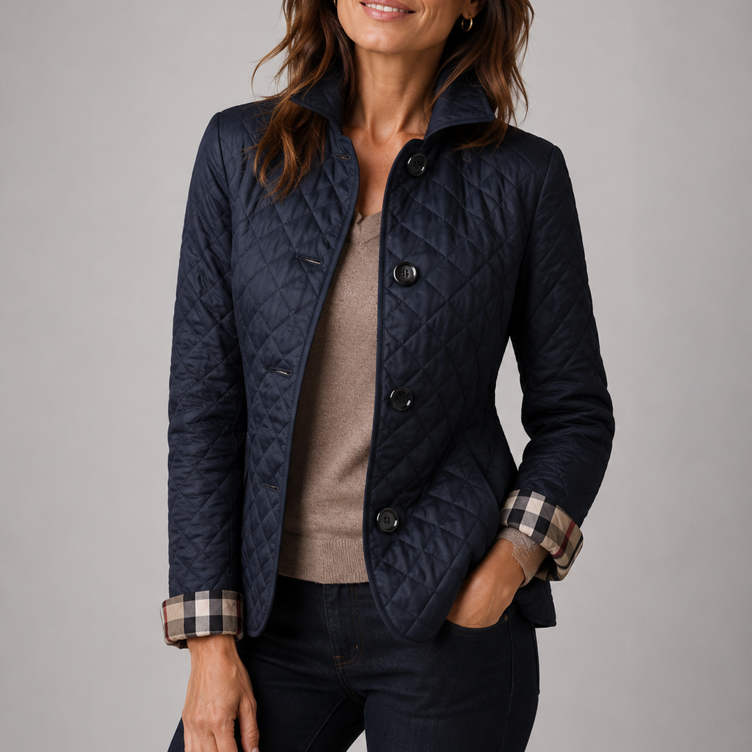 Loredana Chaqueta Acolchada Ligera para Damas — Elegante y Cálida