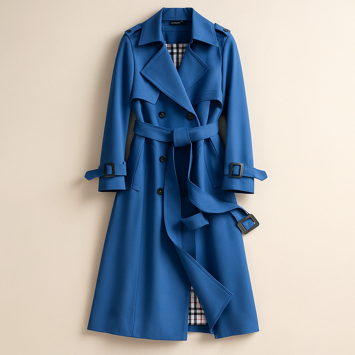 Sienna Trenchcoat Clásico Estilo Atemporal Damas