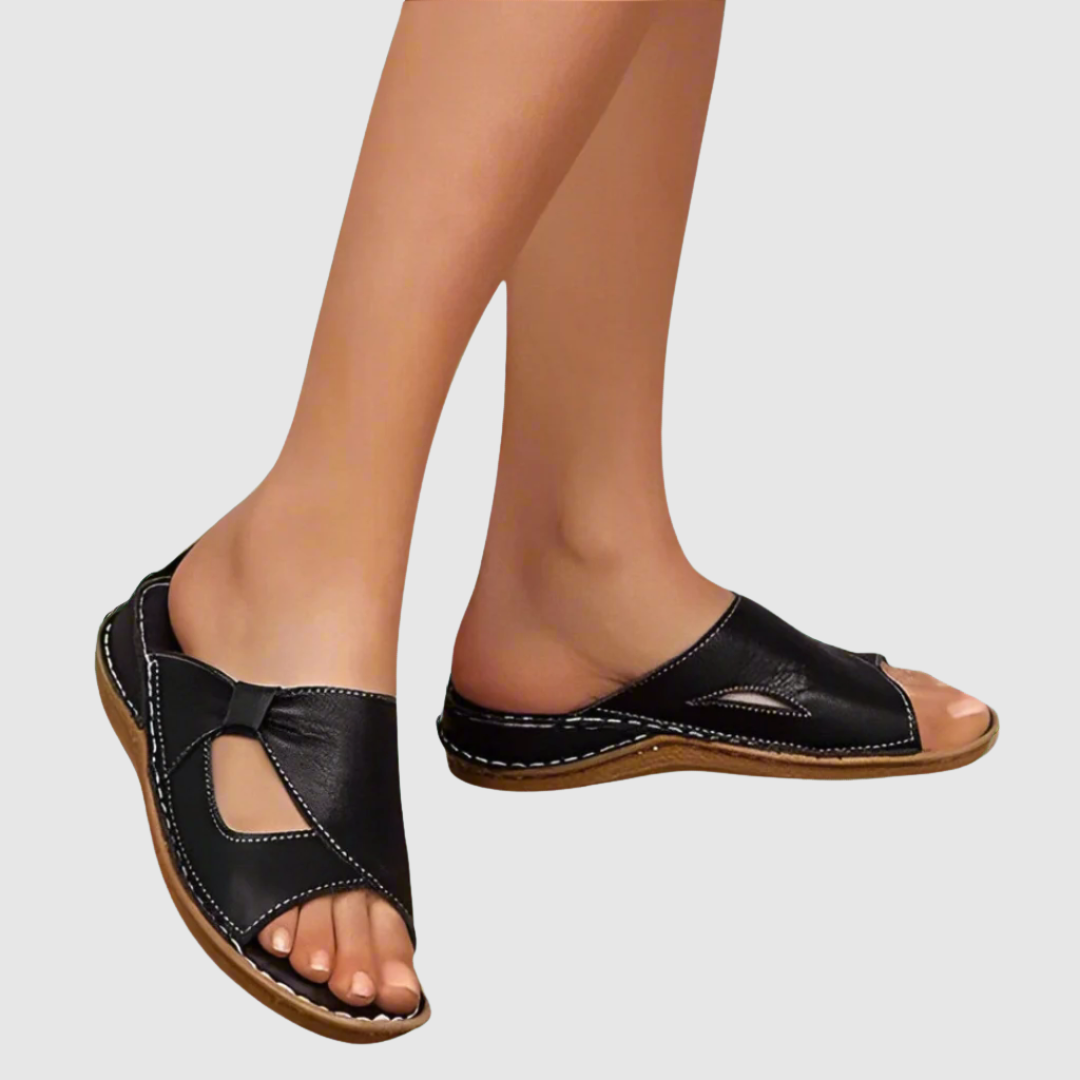 Yvonne - Sandalias cómodas de piel