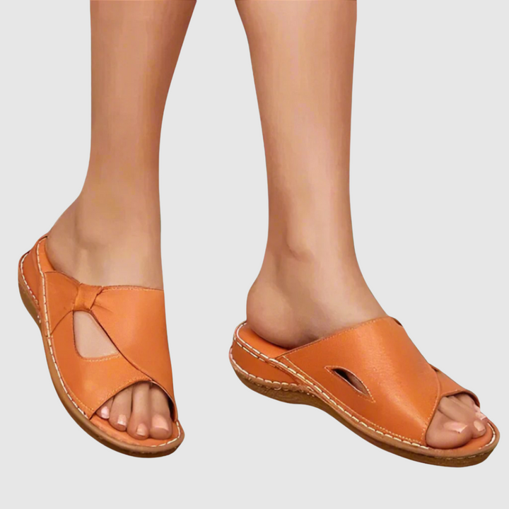 Yvonne - Sandalias cómodas de piel