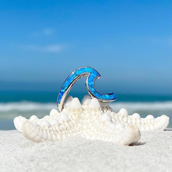 Anillo Mar en ópalo y plata