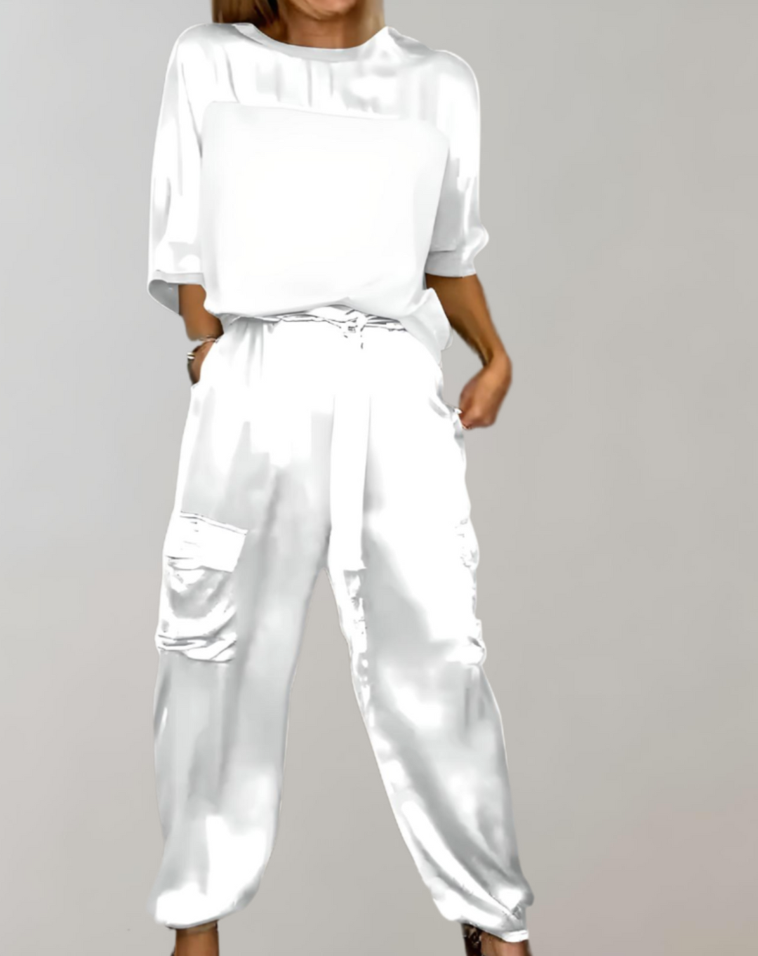 Alicia | Conjunto de Lounge Cargo Suave como la Seda
