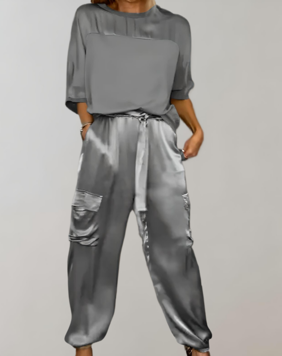 Alicia | Conjunto de Lounge Cargo Suave como la Seda