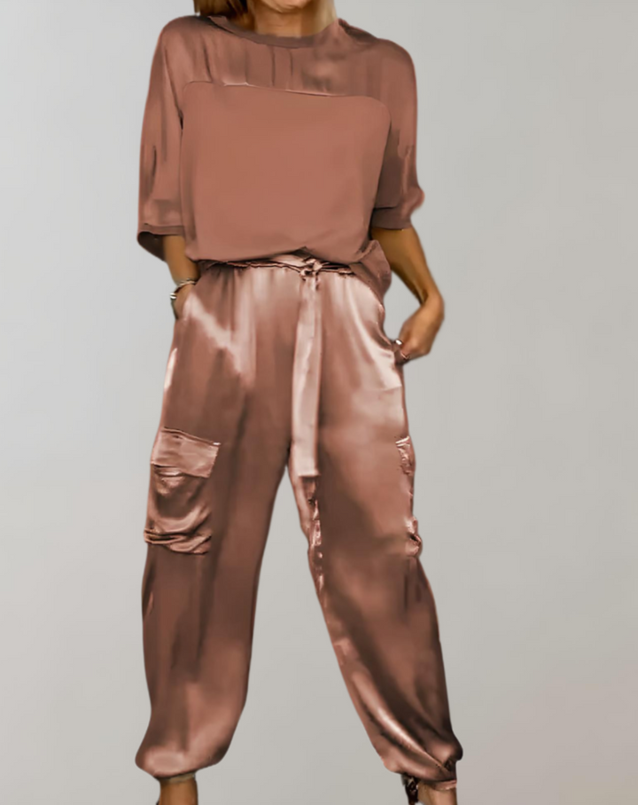 Alicia | Conjunto de Lounge Cargo Suave como la Seda