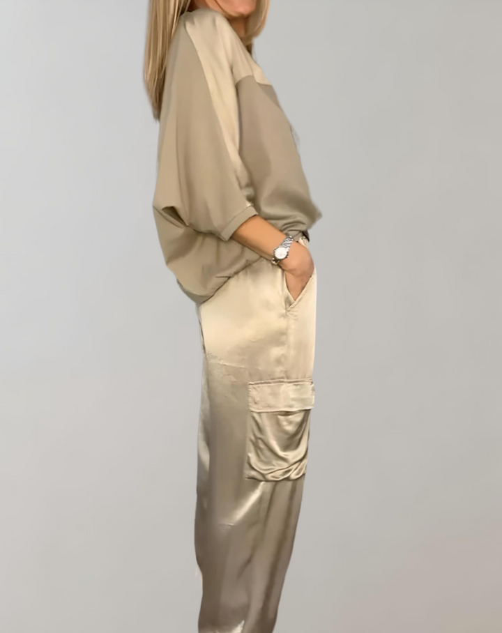 Alicia | Conjunto de Lounge Cargo Suave como la Seda