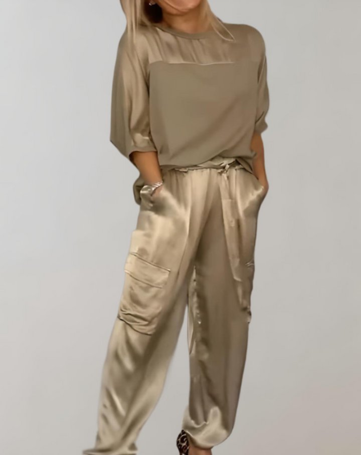 Alicia | Conjunto de Lounge Cargo Suave como la Seda