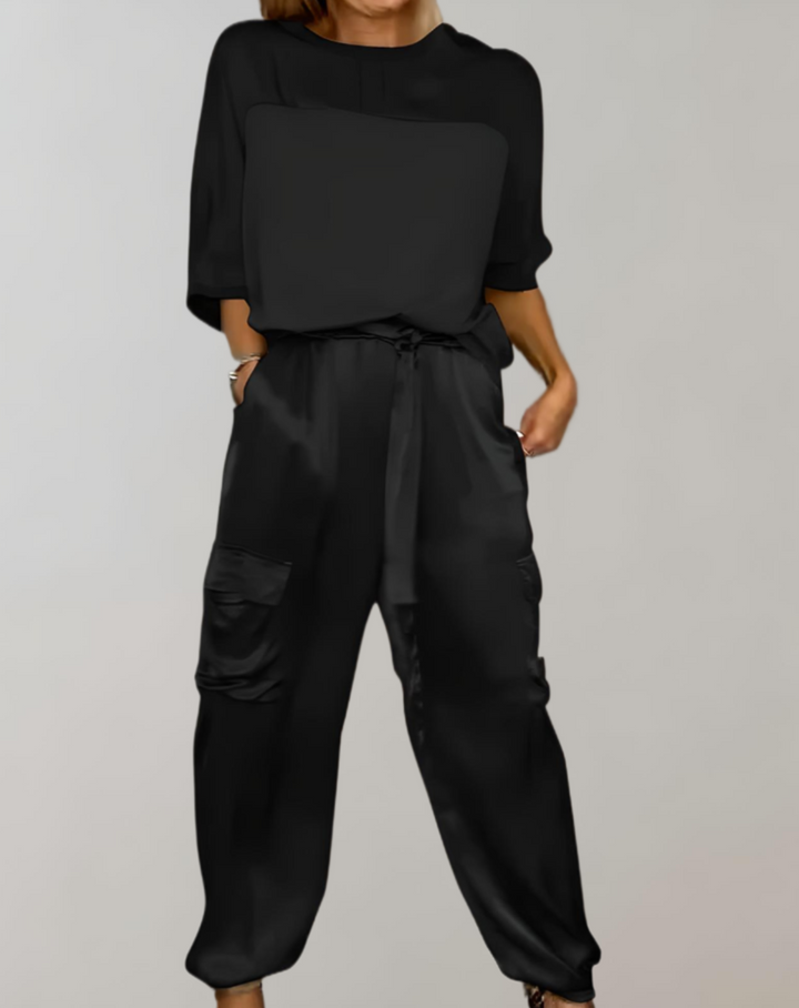 Alicia | Conjunto de Lounge Cargo Suave como la Seda