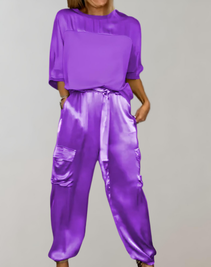 Alicia | Conjunto de Lounge Cargo Suave como la Seda
