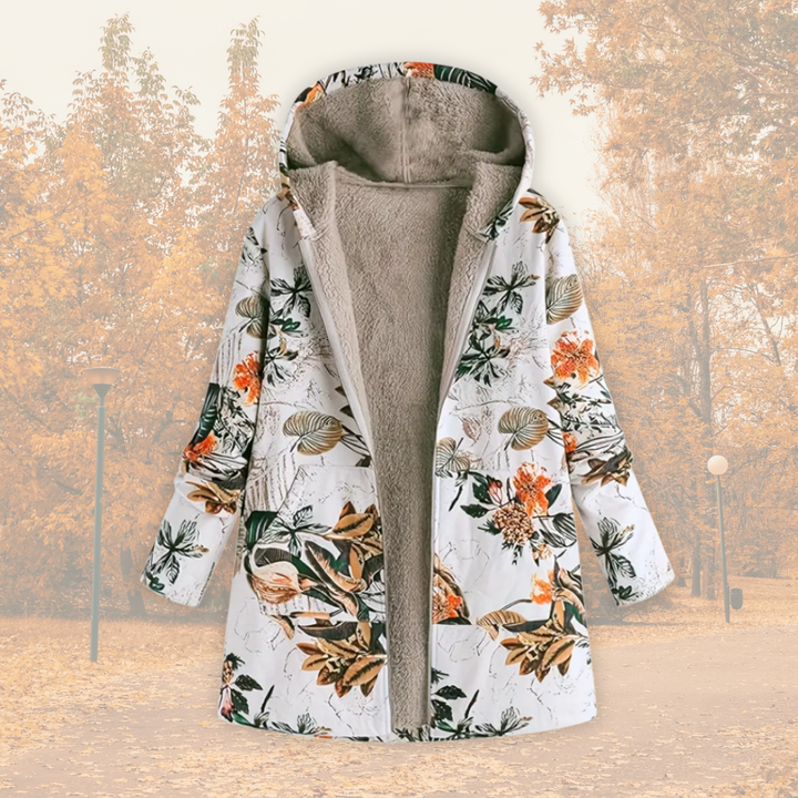 Chaqueta Camellia Cálida con Forro de Forro Polar para Damas