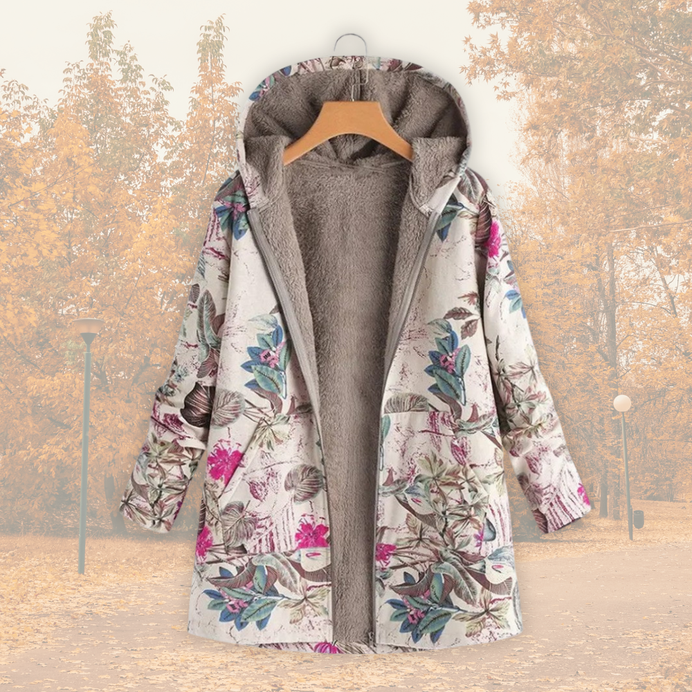Chaqueta Camellia Cálida con Forro de Forro Polar para Damas
