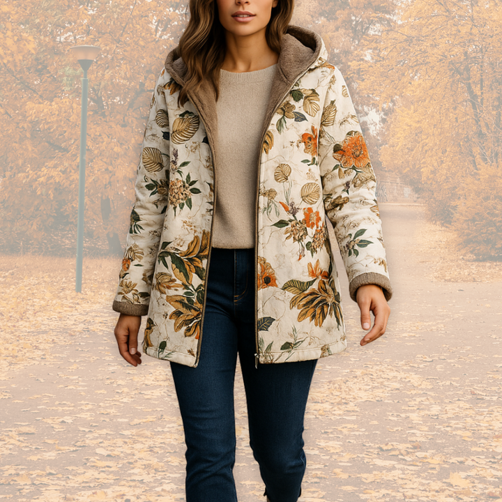 Chaqueta Camellia Cálida con Forro de Forro Polar para Damas
