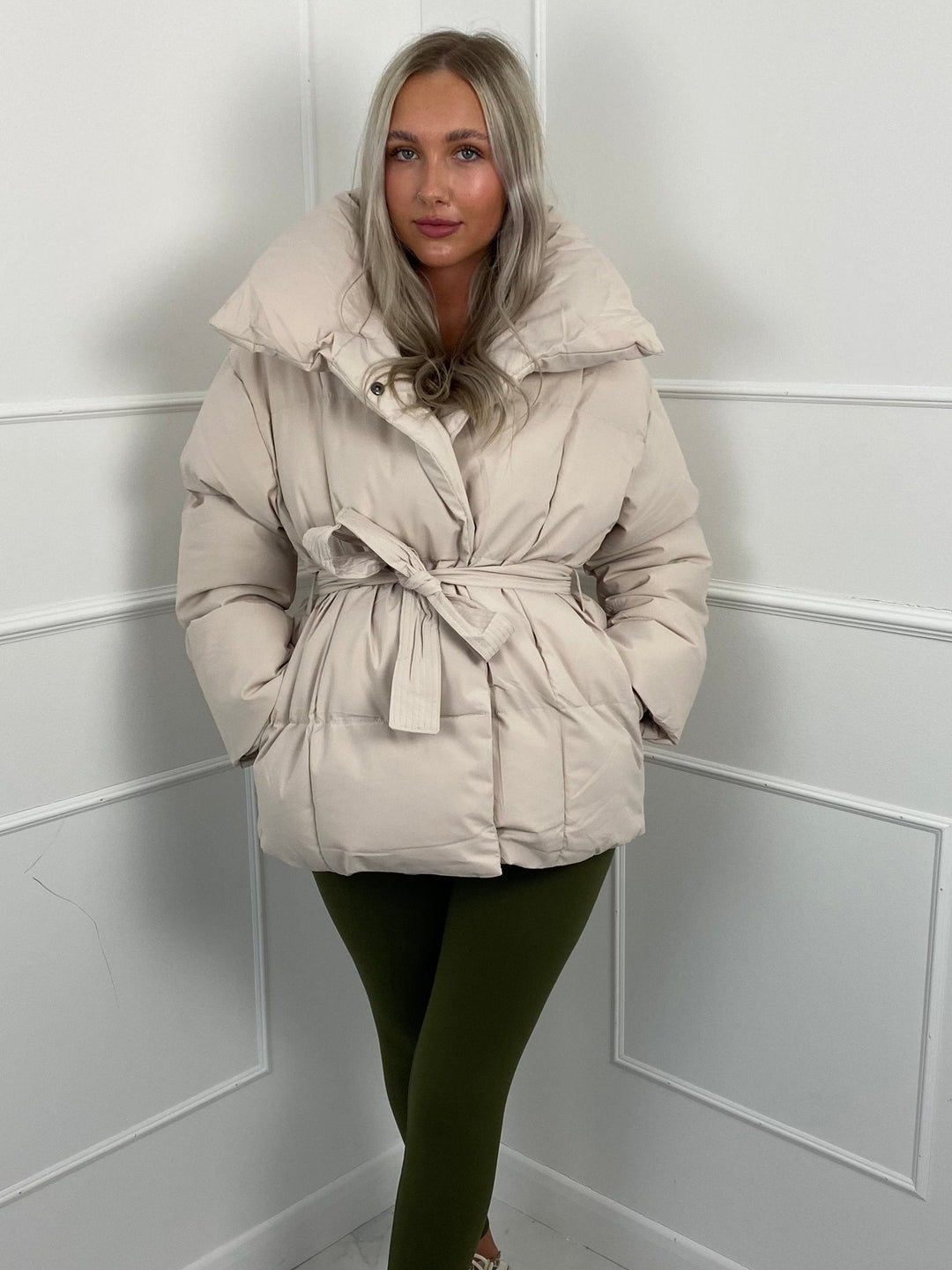 KARLY Chaqueta Puffer Cálida para Damas