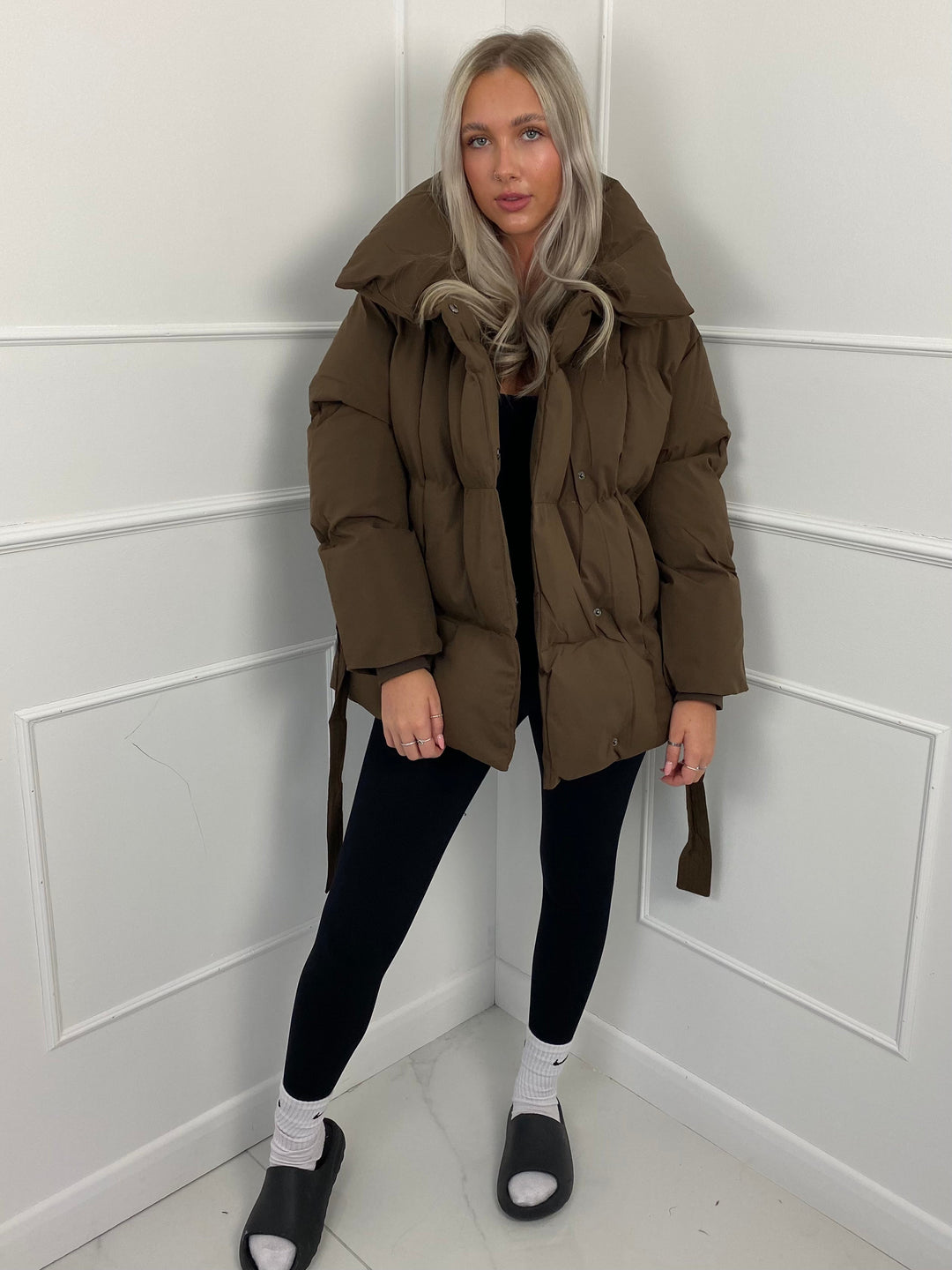 KARLY Chaqueta Puffer Cálida para Damas