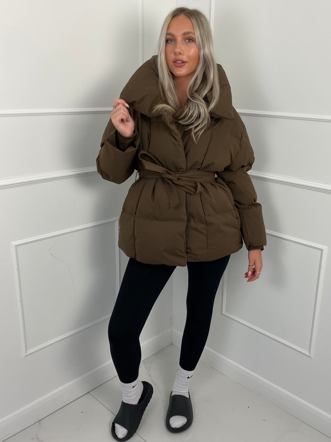 KARLY Chaqueta Puffer Cálida para Damas