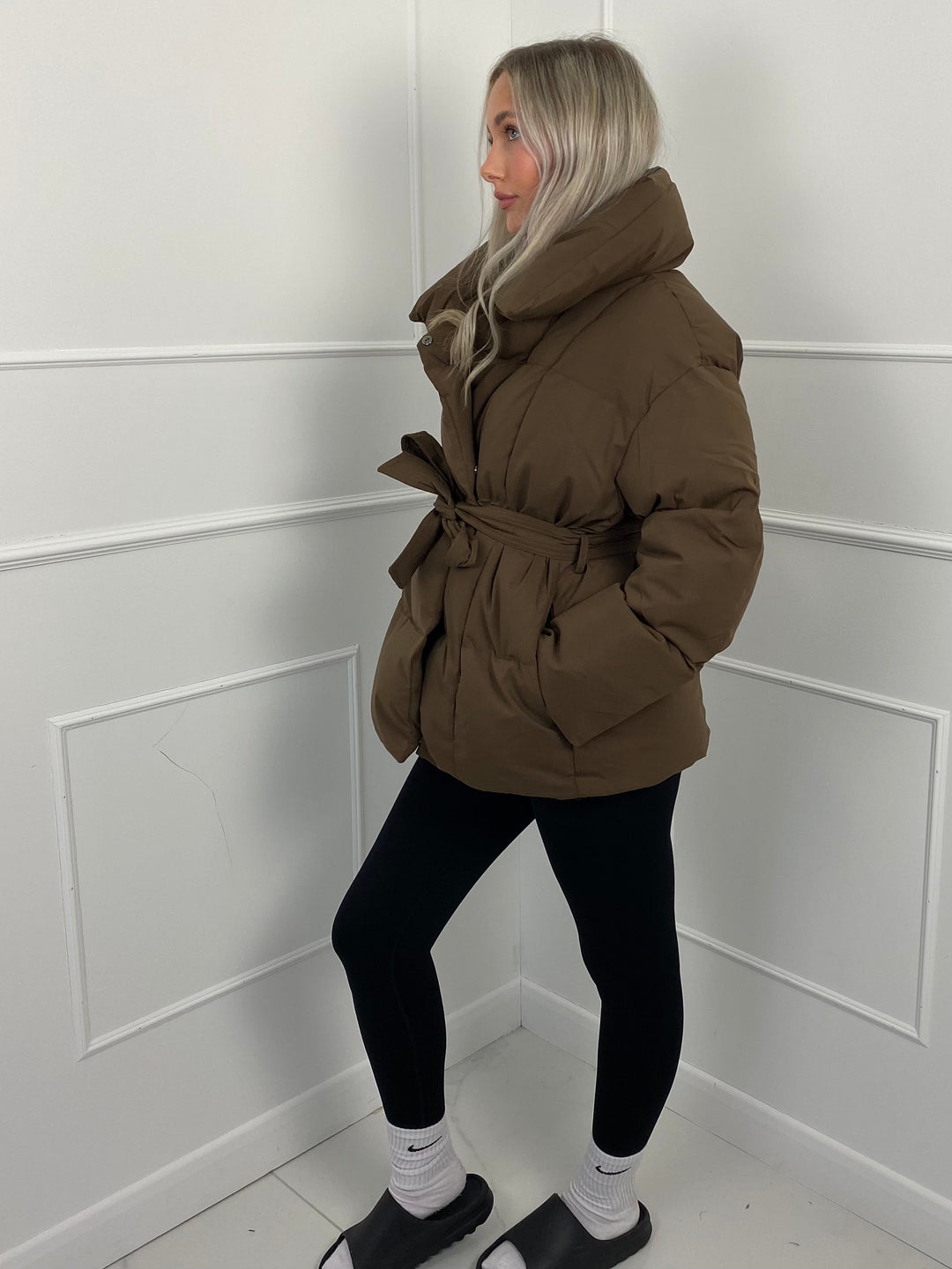 KARLY Chaqueta Puffer Cálida para Damas