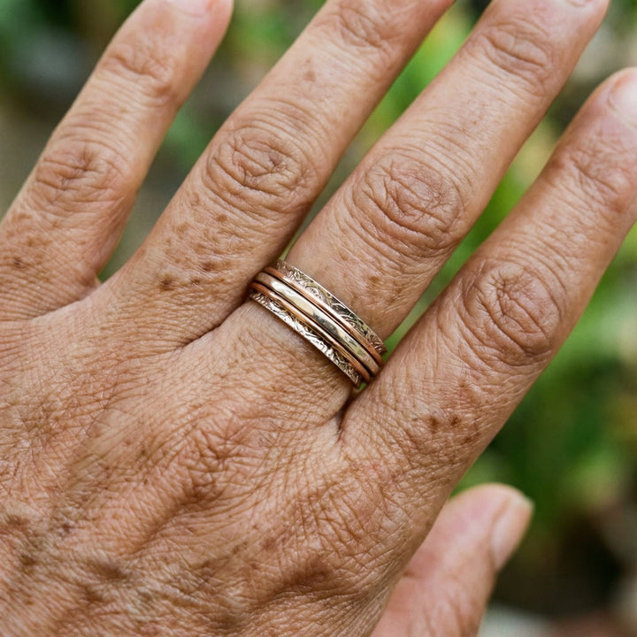 Anillo retro clásico