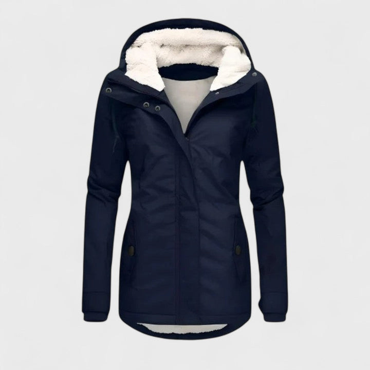 Anelia Chaqueta de Invierno Impermeable con Capucha para Damas