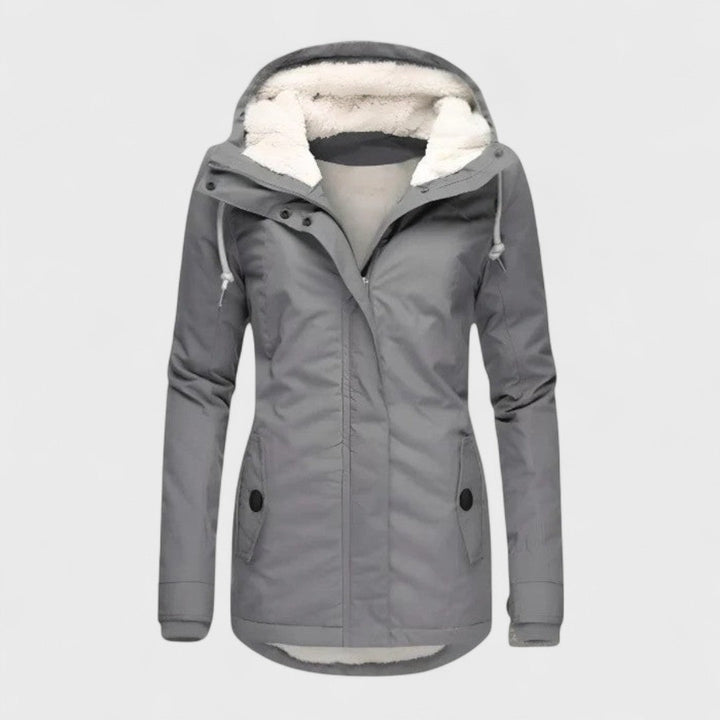 Anelia Chaqueta de Invierno Impermeable con Capucha para Damas