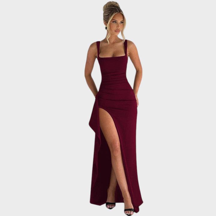 Zariani | Elegante Maxi Vestido con Espalda Abierta