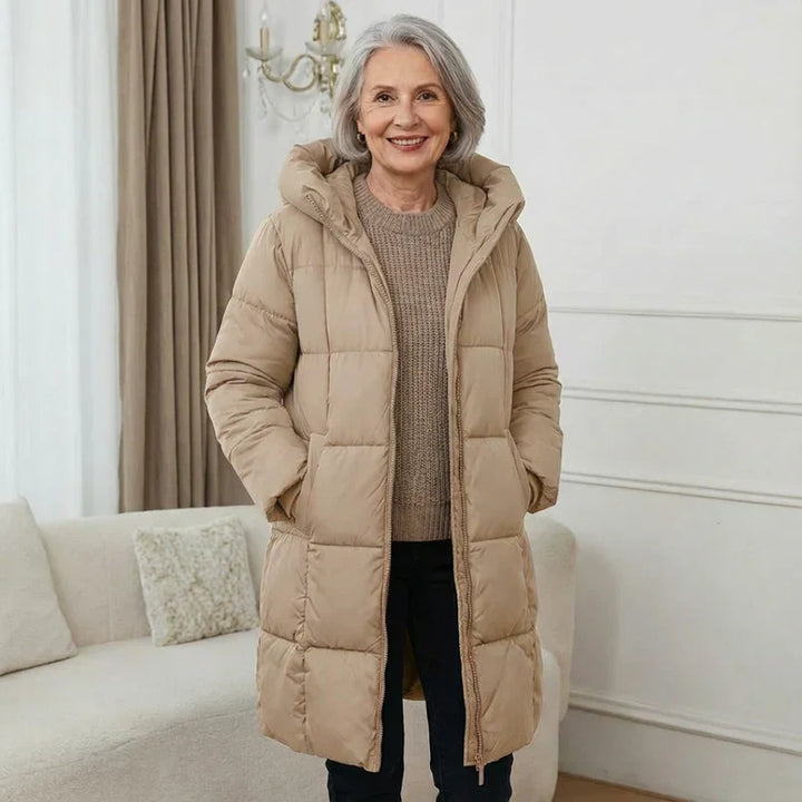 Chantal Chaqueta Puffer Acolchada con Capucha para Damas