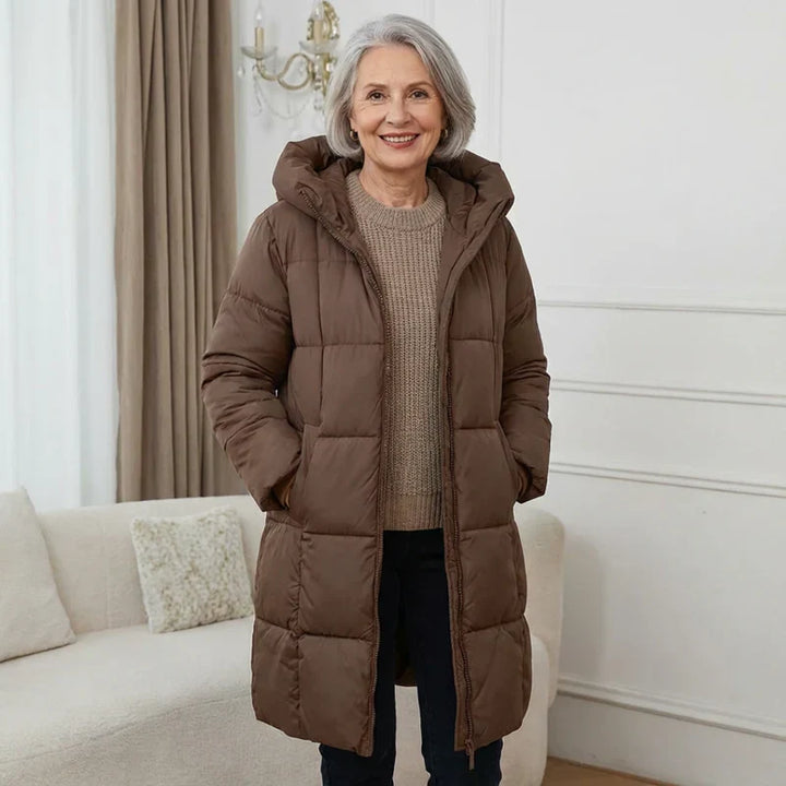 Chantal Chaqueta Puffer Acolchada con Capucha para Damas