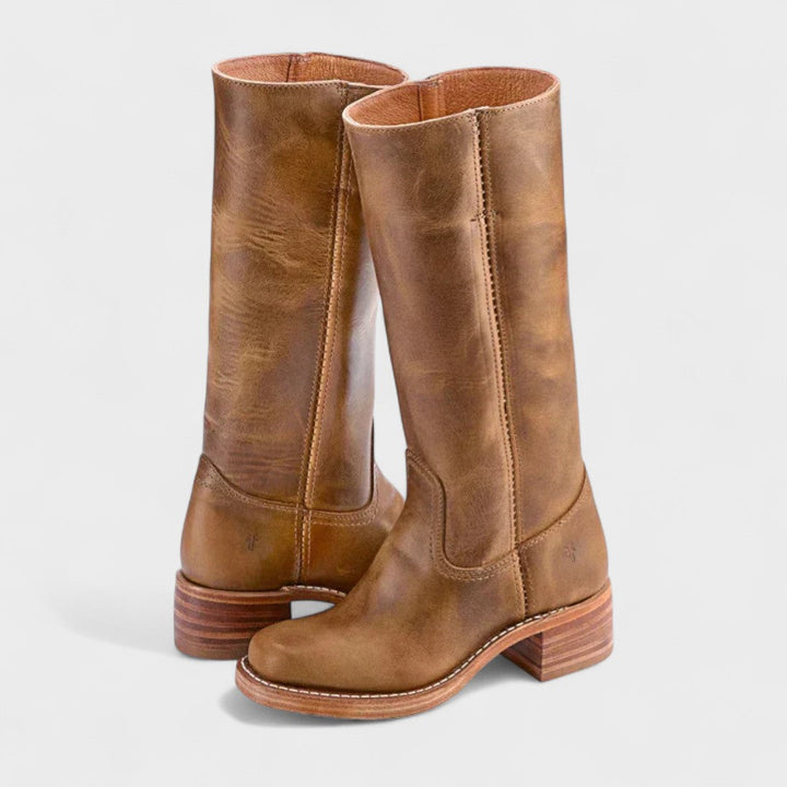 Lucía - Botas de Equitación Clásicas con Caños Altos Elegantes