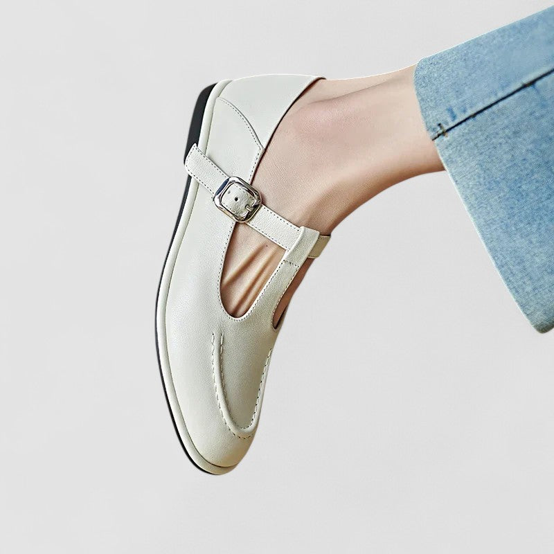 Camila – Zapatos ortopédicos Mary Jane con tacón bajo