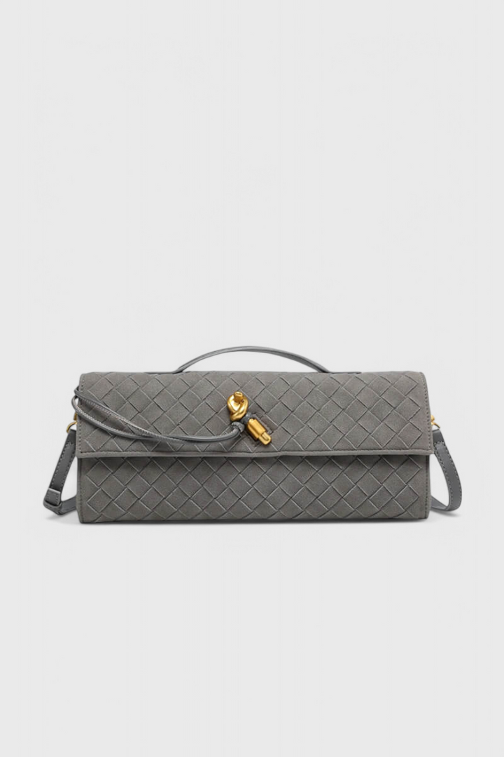 Melanie Classic Suede Shoulder Bag