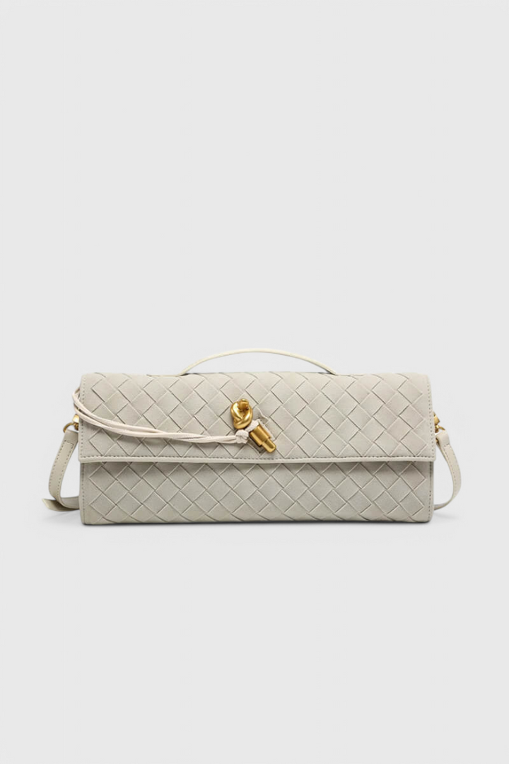 Melanie Classic Suede Shoulder Bag