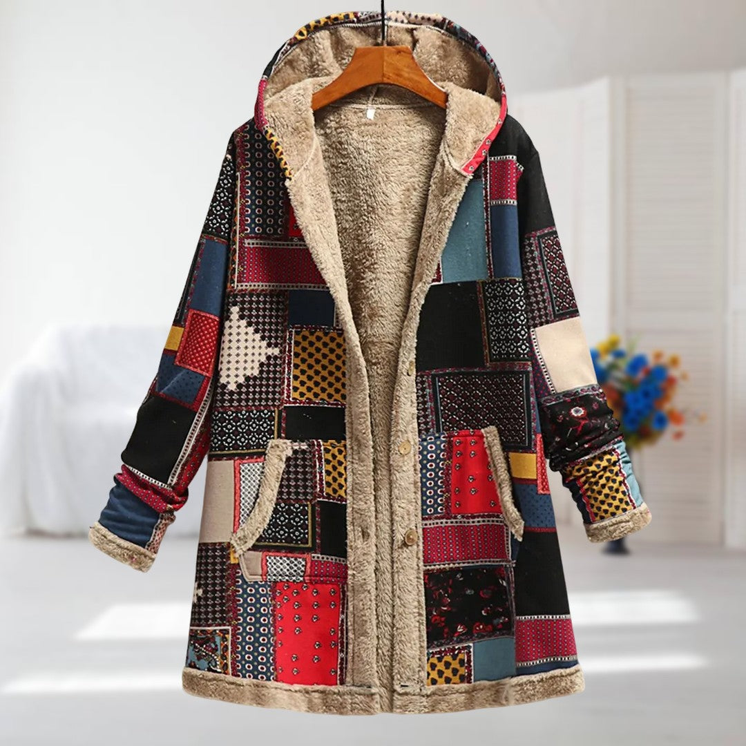 Chaqueta Camellia Cálida con Forro de Forro Polar para Damas