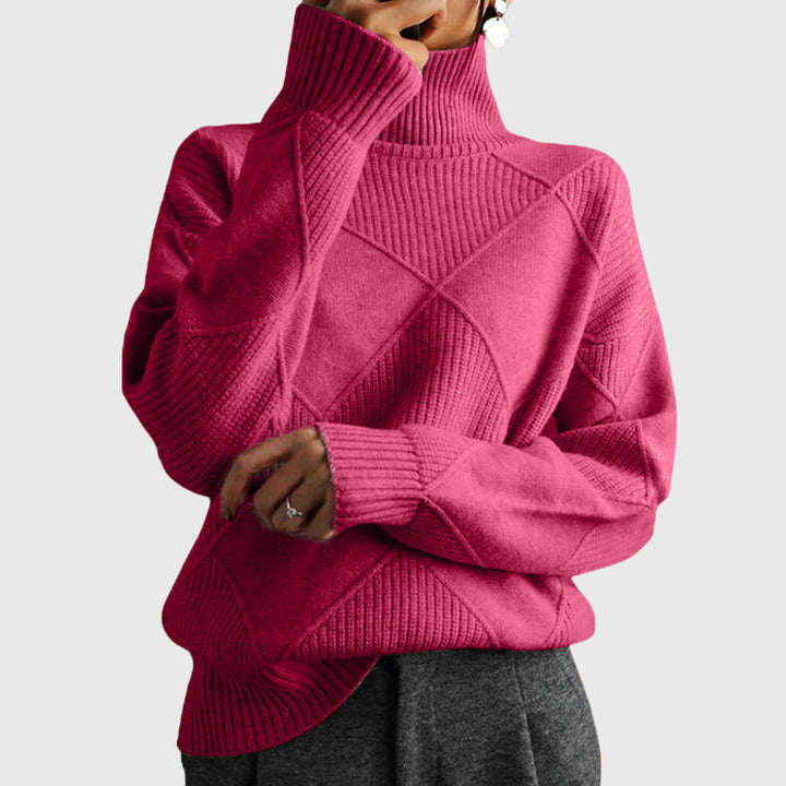 Angela™ | Suéter de Cuello Alto