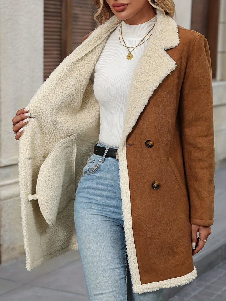 Elegante abrigo de invierno para damas