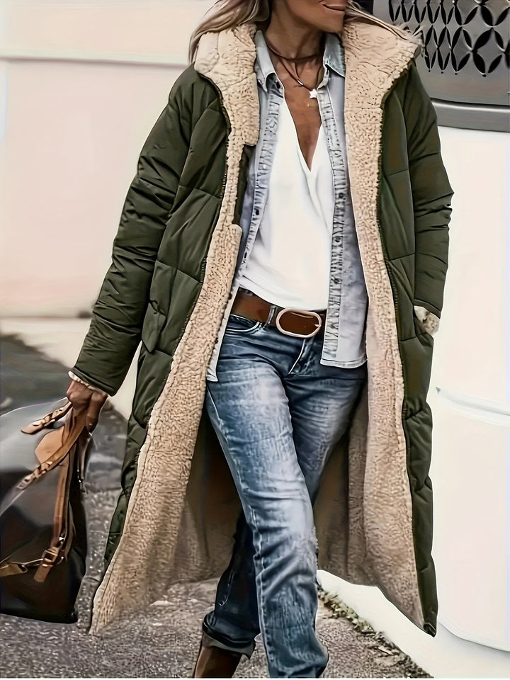 Celine Abrigo de Invierno Doble Cara Aislado Térmico para Damas