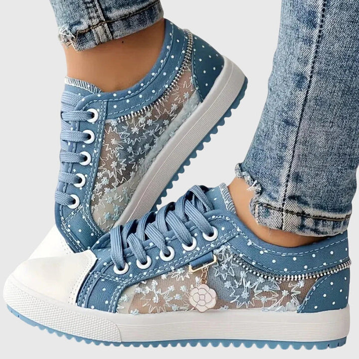 Annie Zapatillas Ortopédicas Azul Claro para Damas
