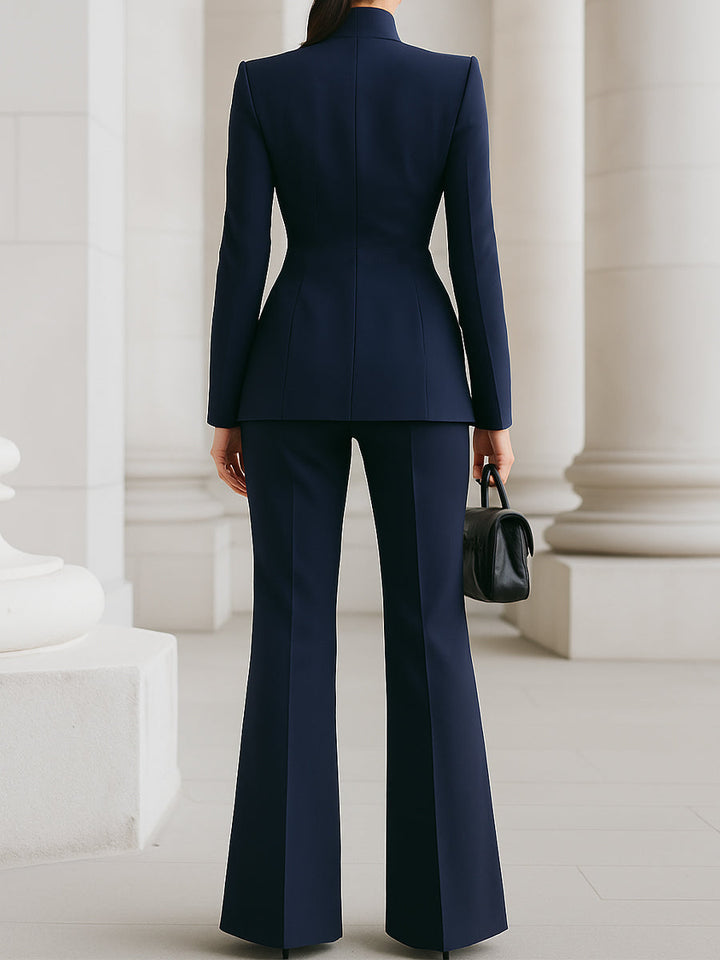 Adrielle Elegante conjunto de Blazer y Pantalón