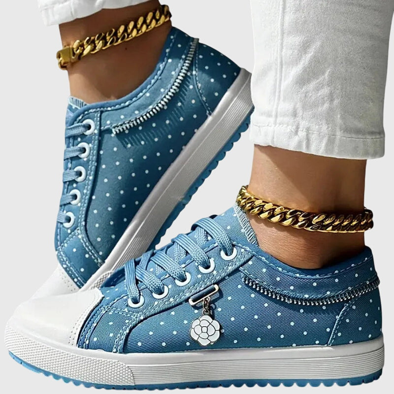 Annie Zapatillas Ortopédicas Azul Claro para Damas