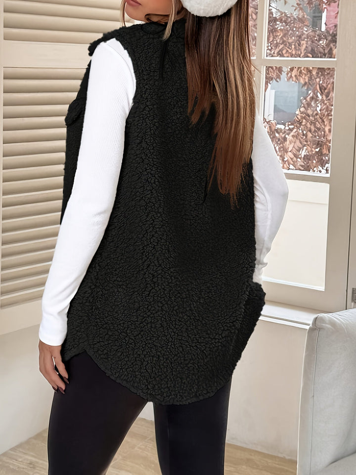 Aurelia Elegante Chaleco Blazer Sin Mangas para Damas