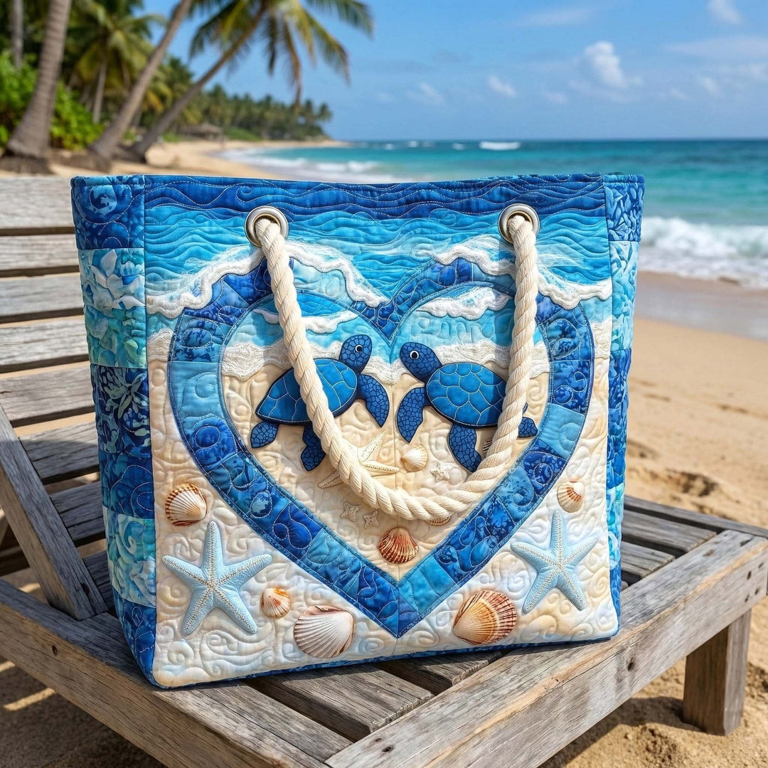 Dolores | Bolso Tote de Playa Artesanal Mujer Asas de Cuerda Estampado