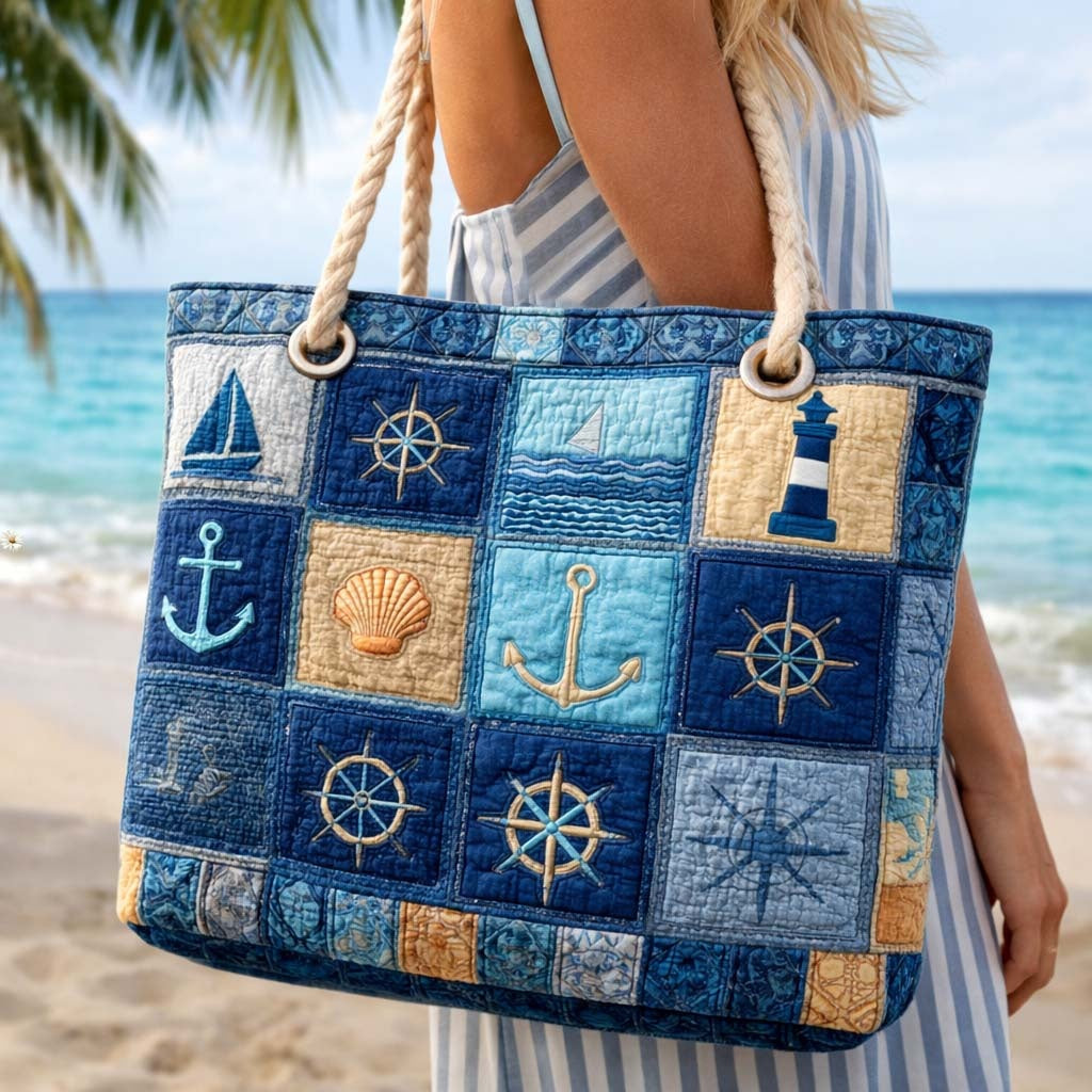 Dolores | Bolso Tote de Playa Artesanal Mujer Asas de Cuerda Estampado