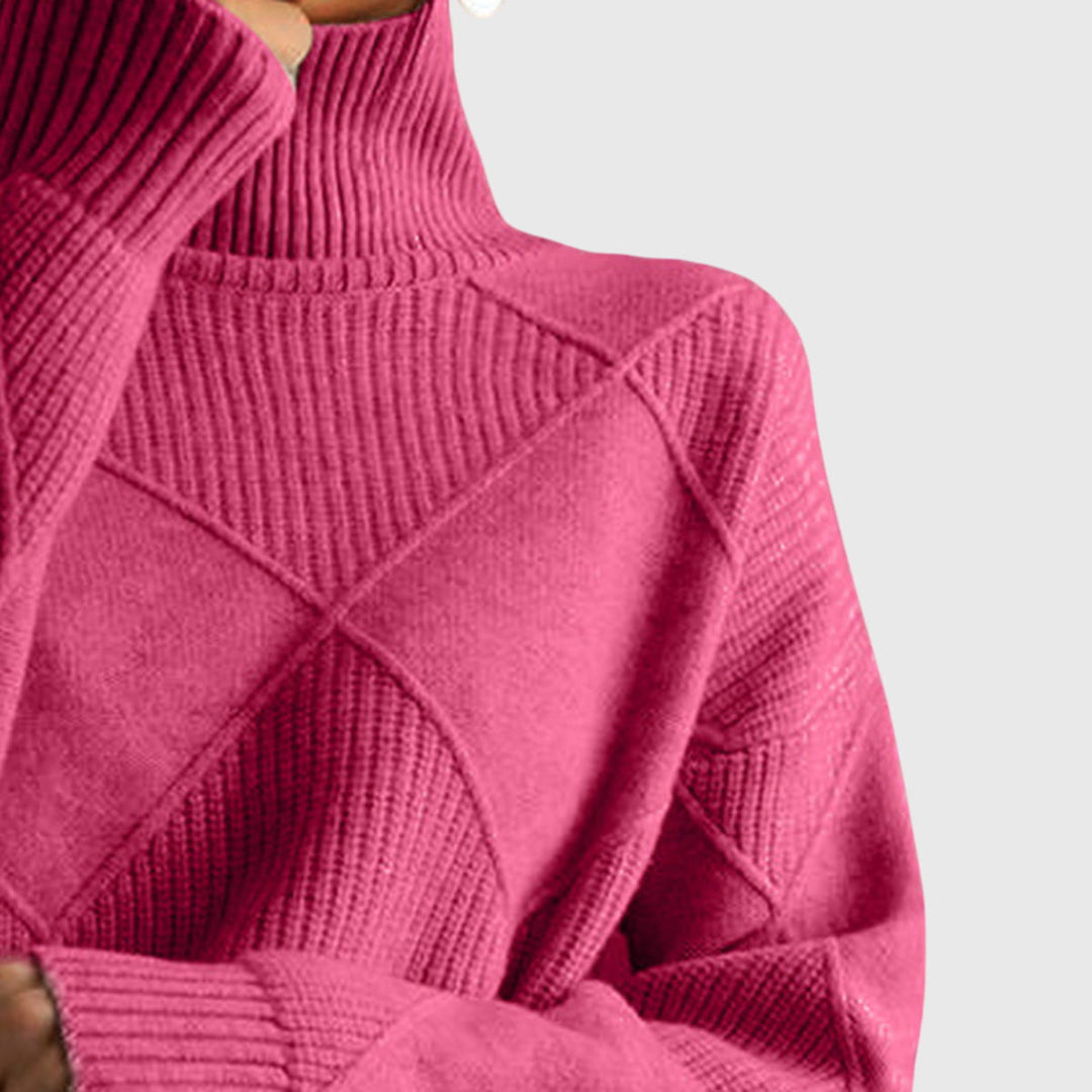 Angela™ | Suéter de Cuello Alto